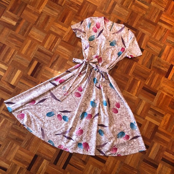 Vintage 80s Dress - Picture 1 of 7
